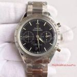 Swiss 9300 Omega Speedmaster Replica Watch - Black Chronograph Co Axial 44mm